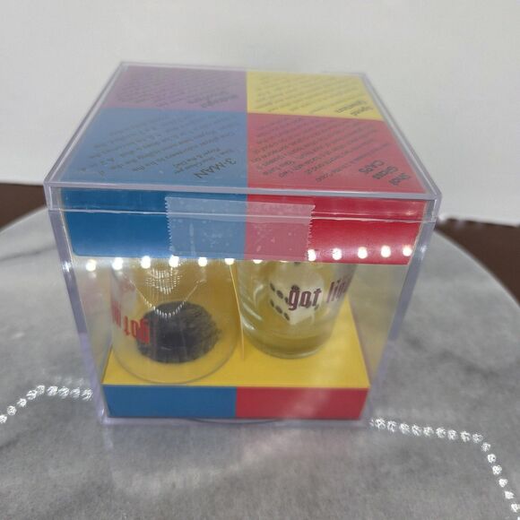 Party Drinking Game Set Shot Glasses Dice Quarters Ball 3-Man Midnight Shooters - Picture 4 of 5